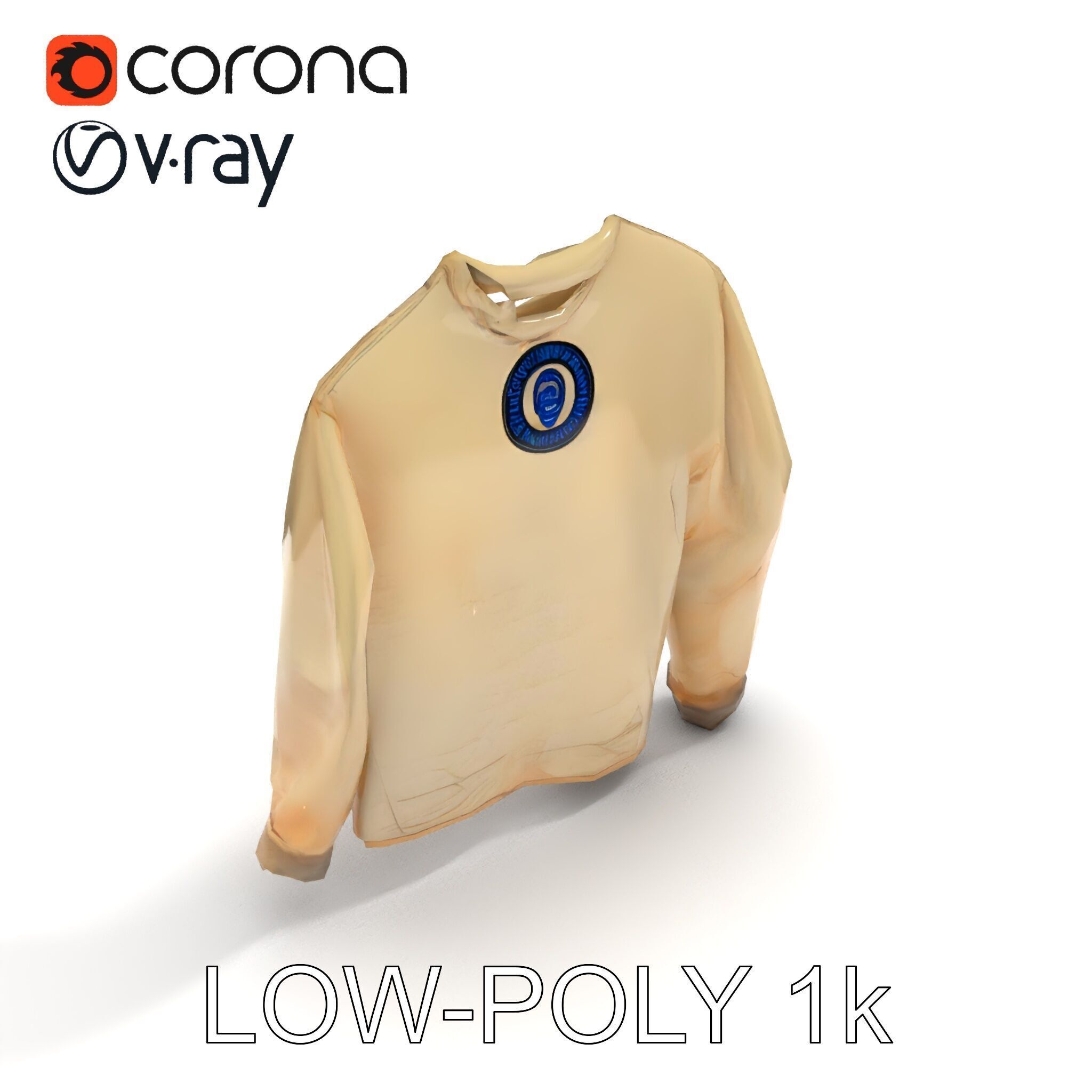 Worn Sweater Model Pack with Detailed Texture Low-poly 3D model_33