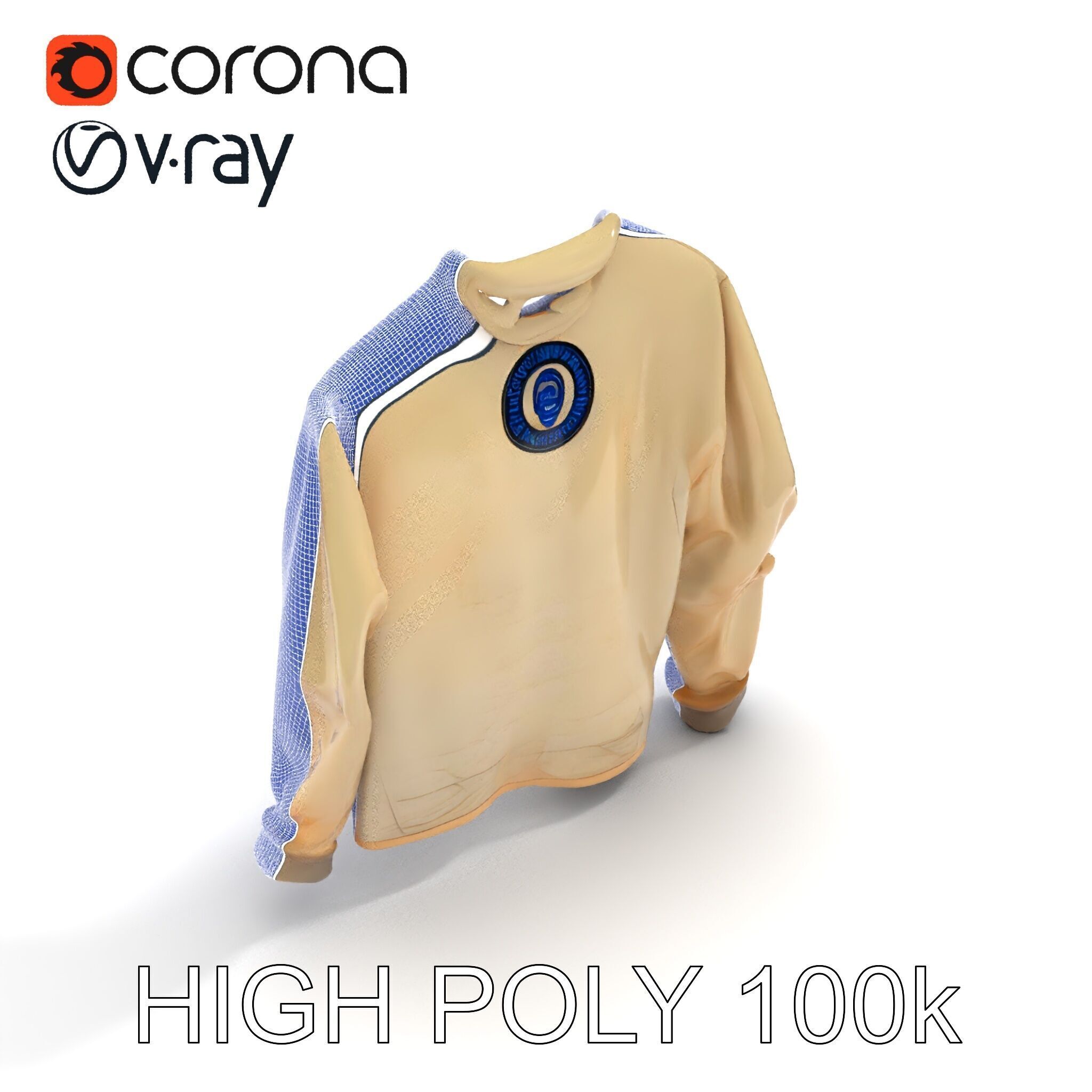 Worn Sweater Model Pack with Detailed Texture Low-poly 3D model_31