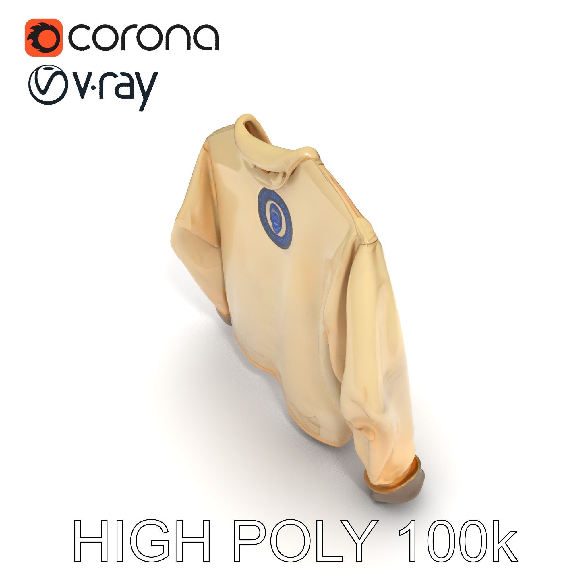 Worn Sweater Model Pack with Detailed Texture Low-poly 3D model_34