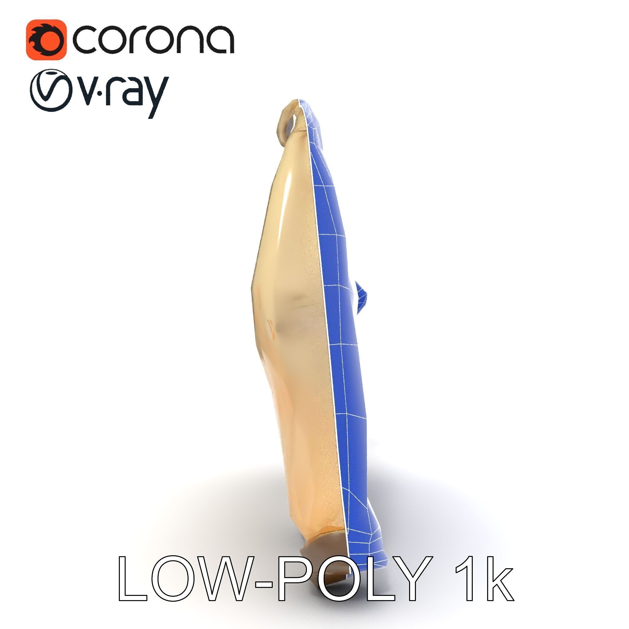 Worn Sweater Model Pack with Detailed Texture Low-poly 3D model_25