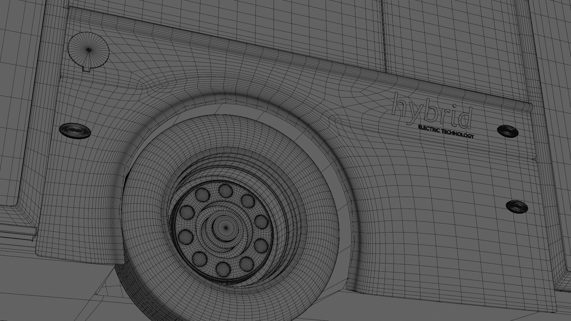 Bus London 3D model_14