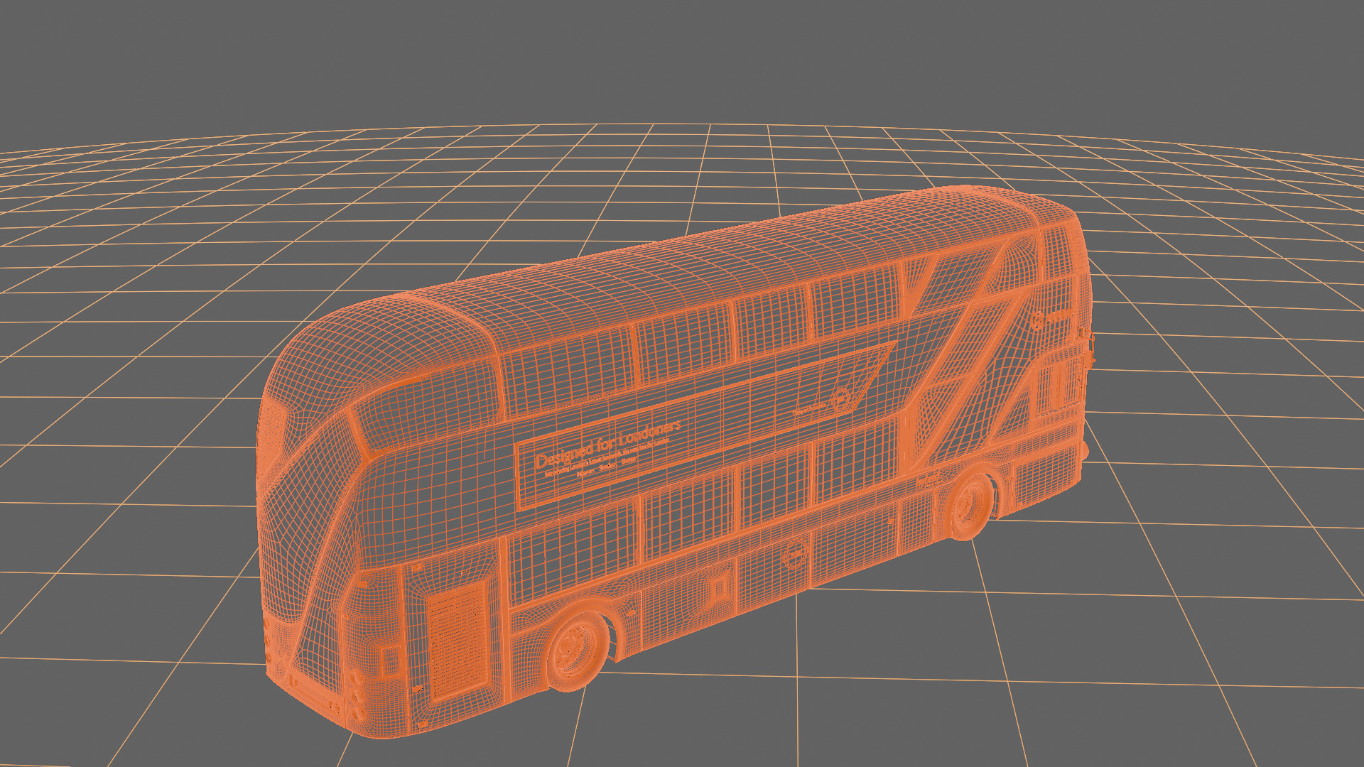 Bus London 3D model_13