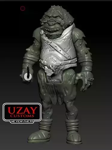 Star wars Greasy Creature articulated 3D print model