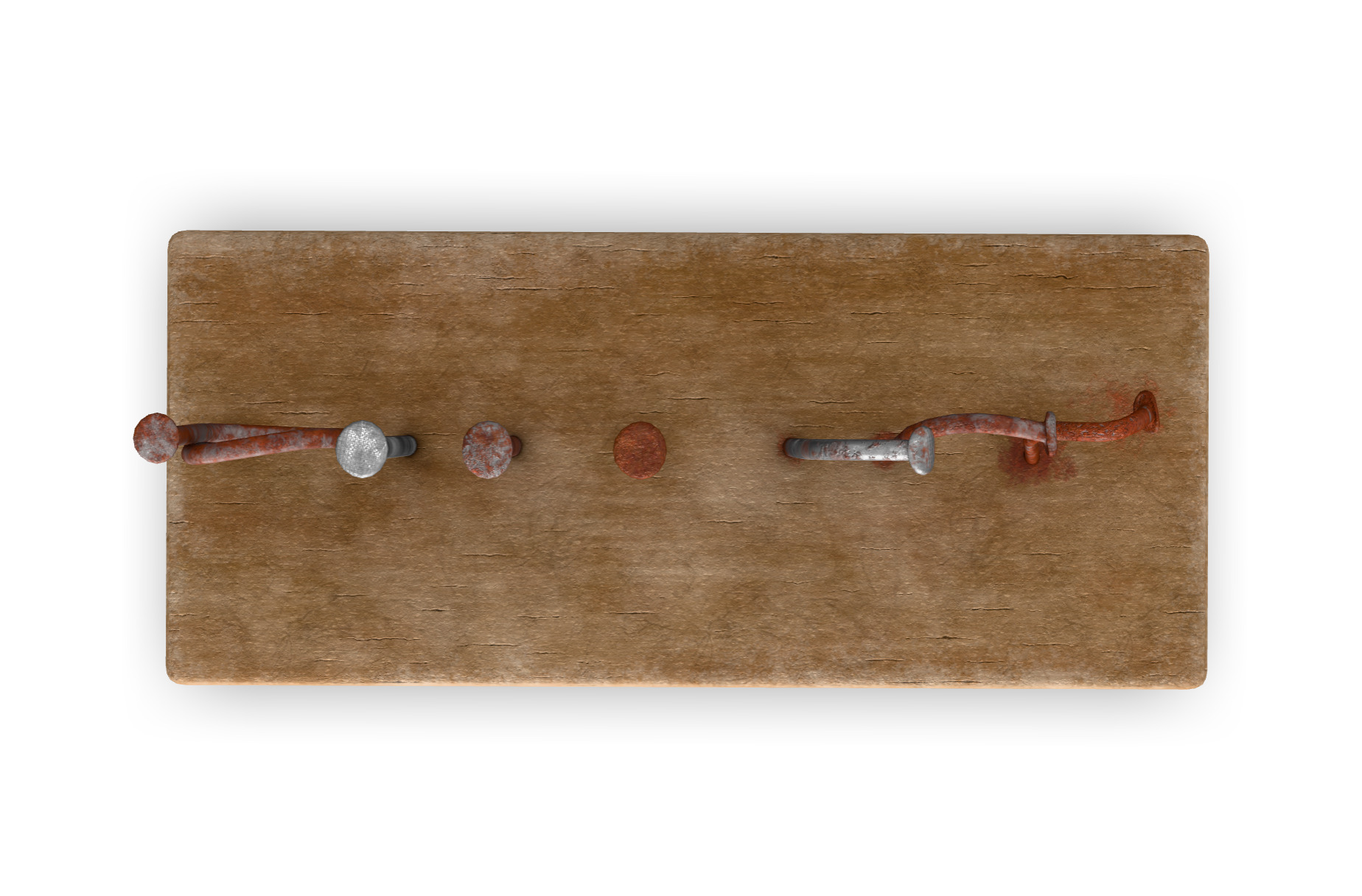 Simple Nails Low-poly 3D model_4