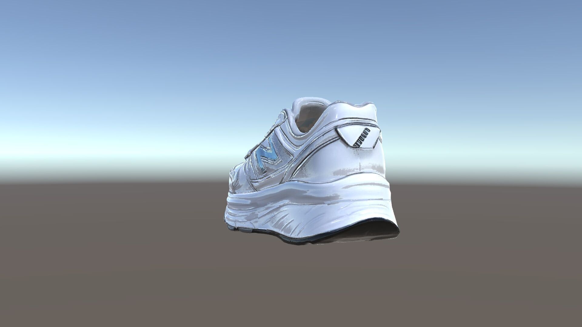 Metallic Athletic Sneaker Model Pack Low-poly 3D model_20