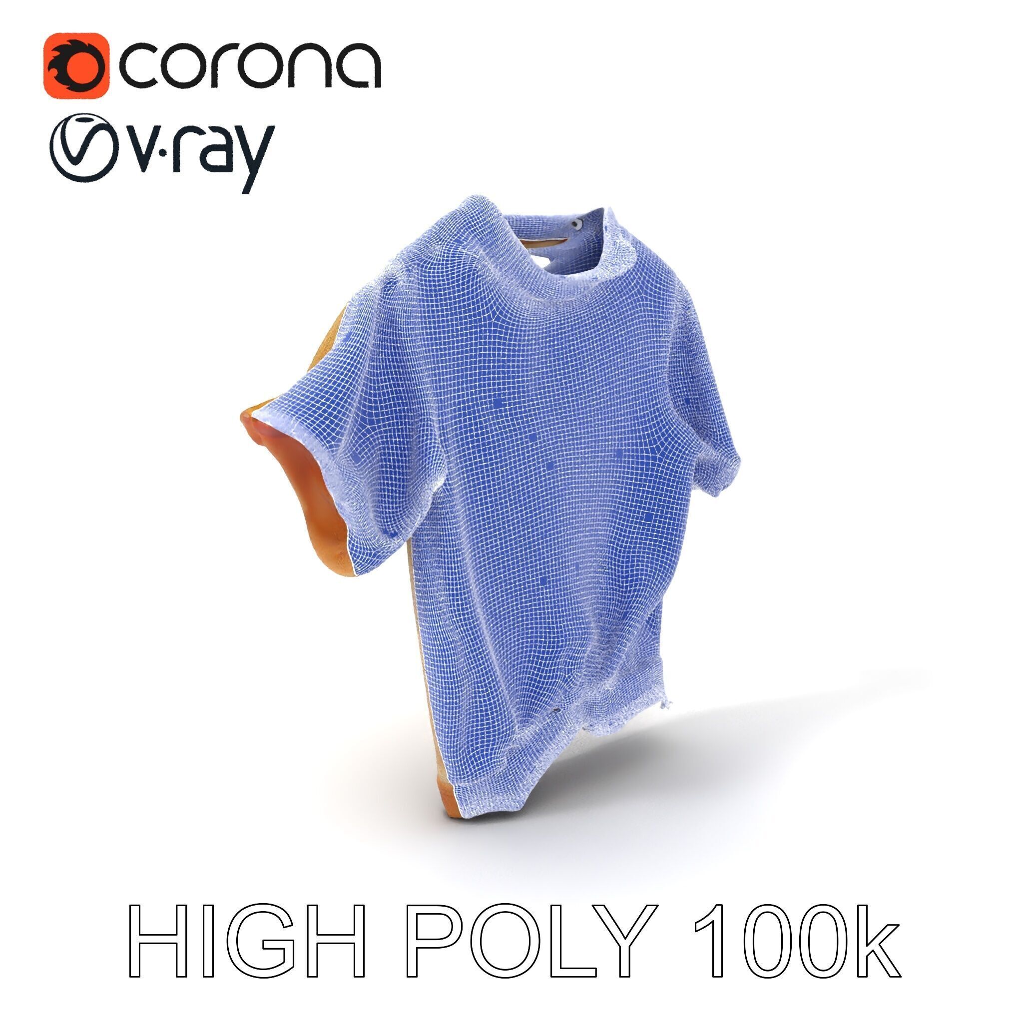 Distressed TShirt Model Pack with Textures and Details Texture_4