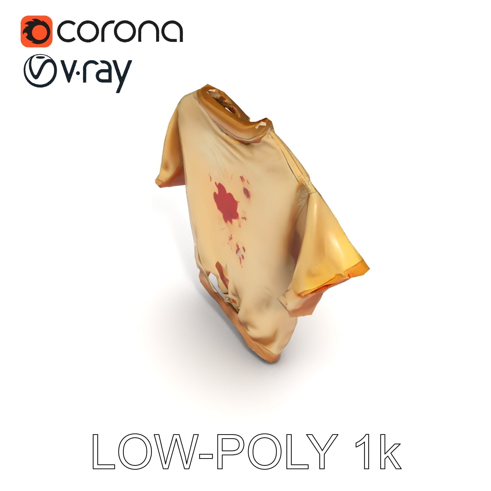 Distressed TShirt Model Pack with Textures and Details Texture_29