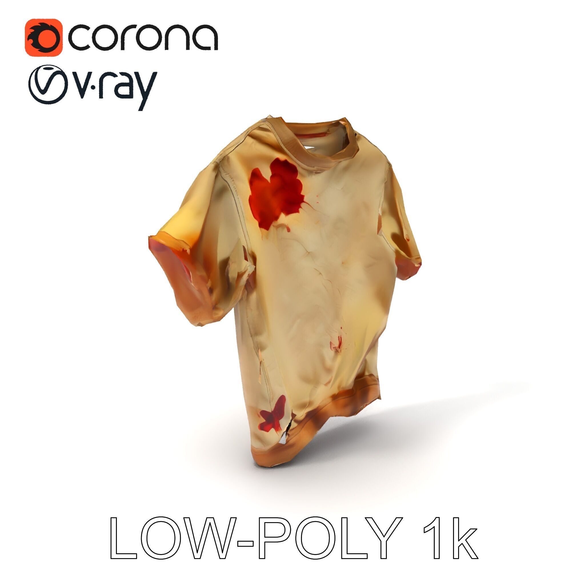 Distressed TShirt Model Pack with Textures and Details Texture_16