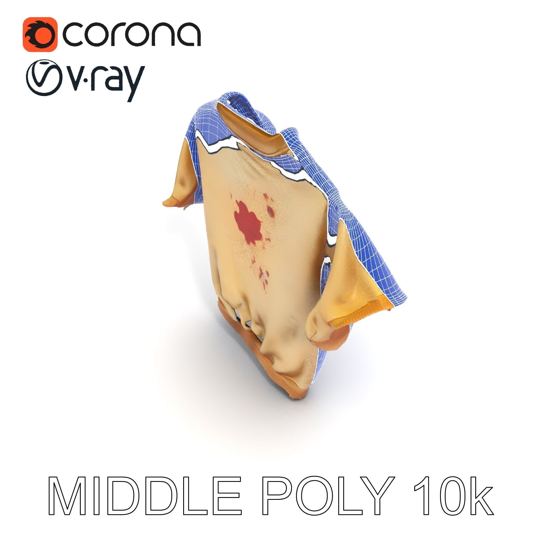 Distressed TShirt Model Pack with Textures and Details Texture_12