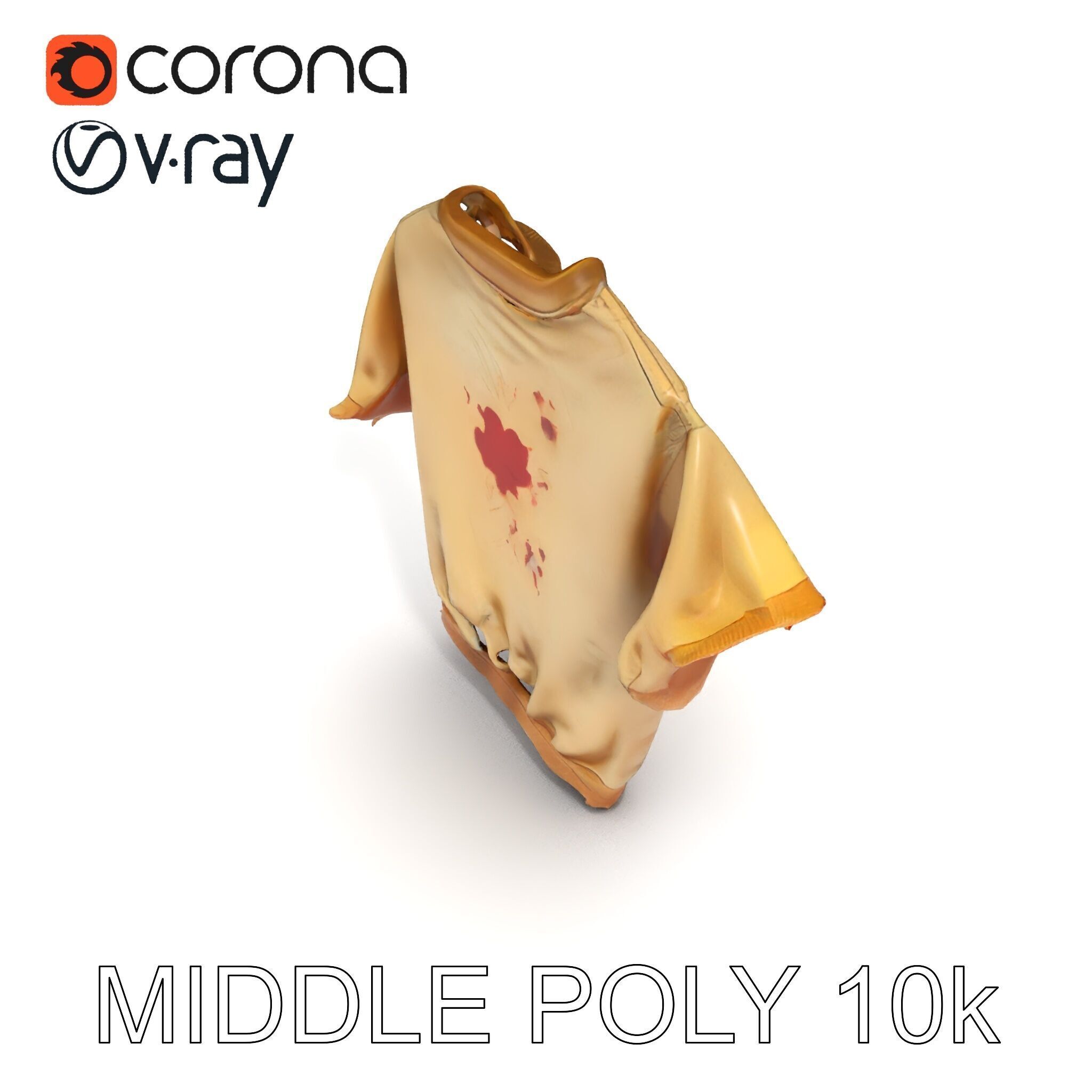 Distressed TShirt Model Pack with Textures and Details Texture_6