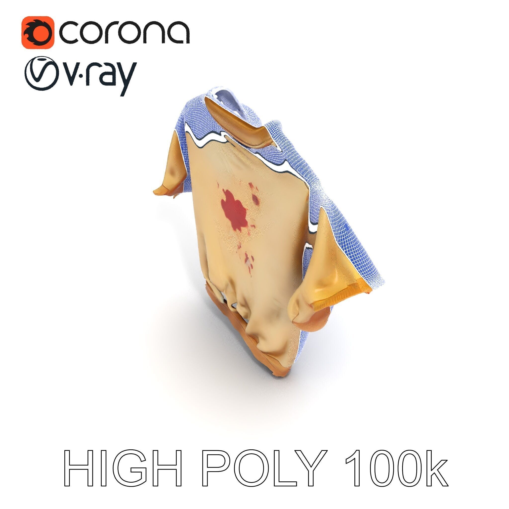 Distressed TShirt Model Pack with Textures and Details Texture_22