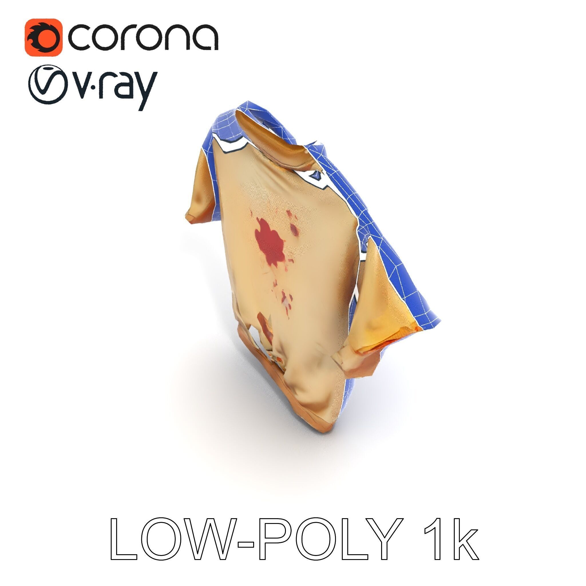 Distressed TShirt Model Pack with Textures and Details Texture_18