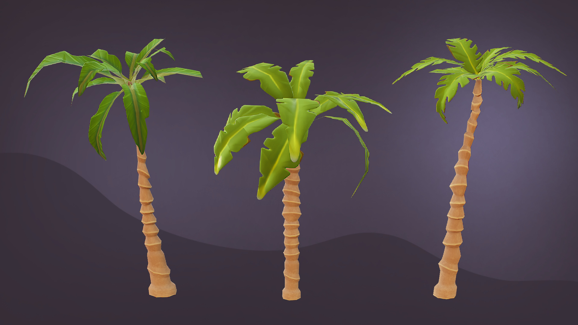 Tropical Pac Low-poly 3D model_8