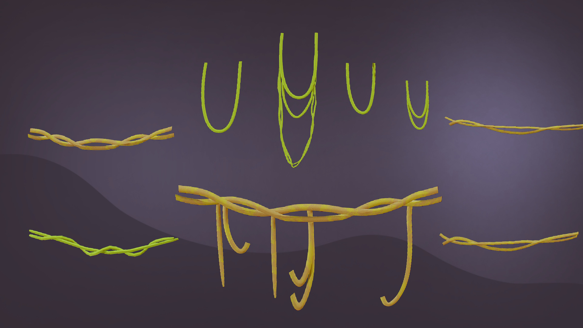 Tropical Pac Low-poly 3D model_3