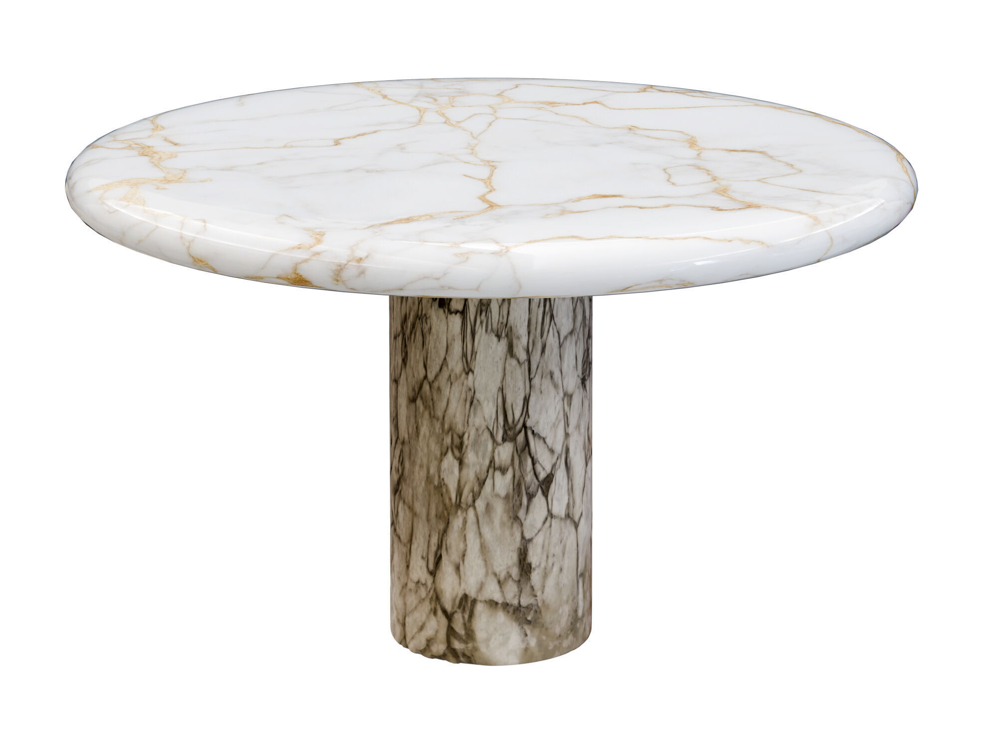 Marble Table Collection Low-poly 3D model_6