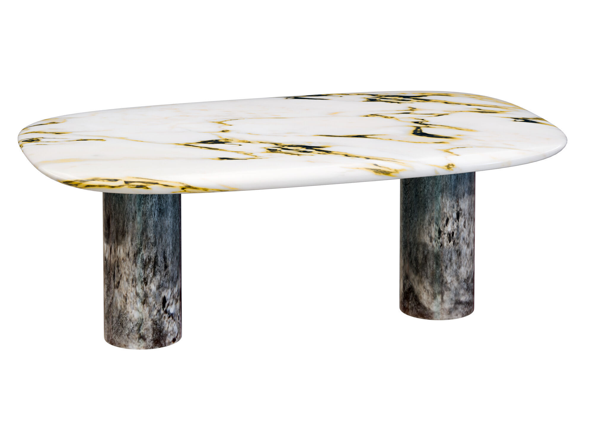 Marble Table Collection Low-poly 3D model_9