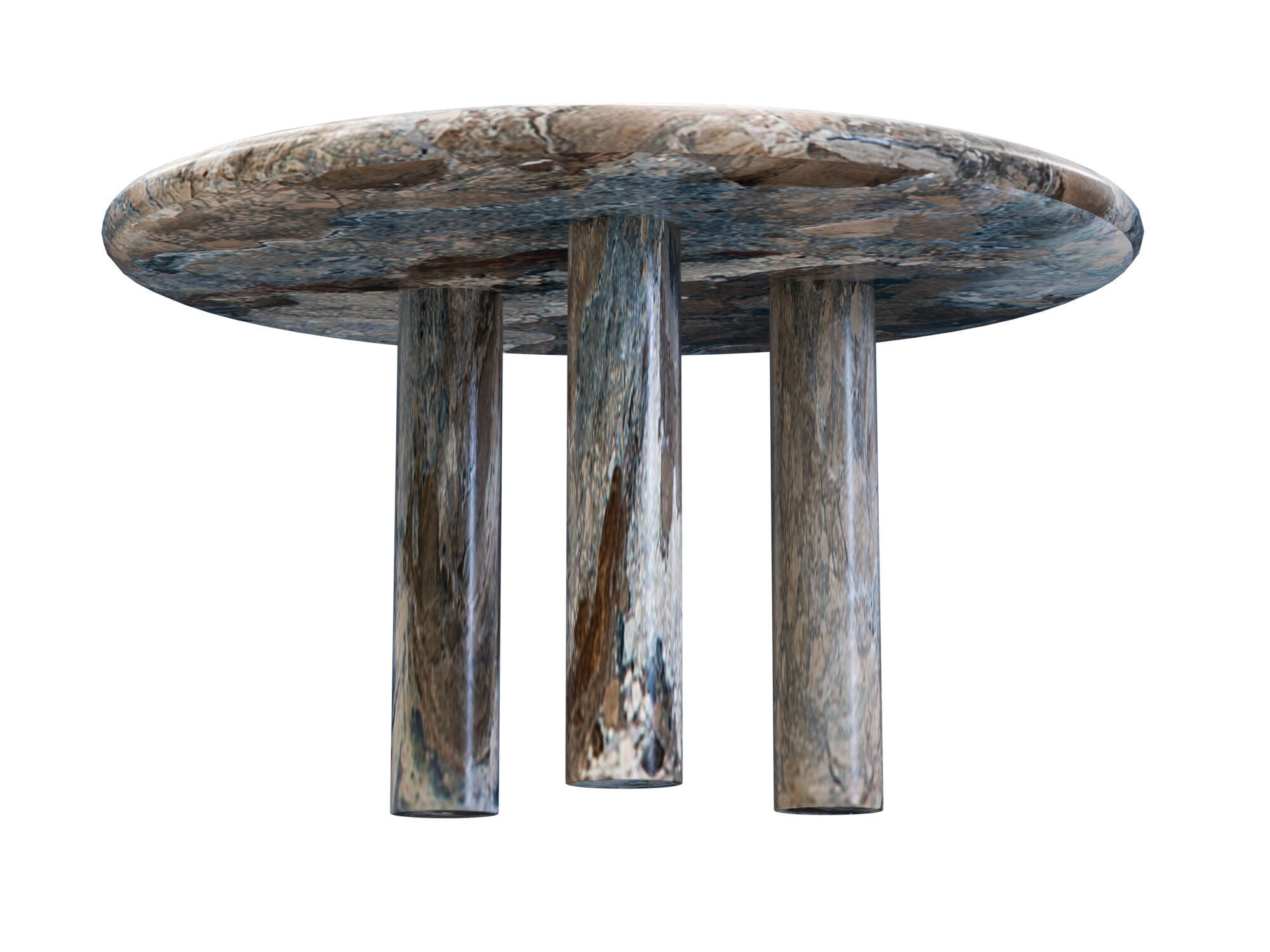 Marble Table Collection Low-poly 3D model_12