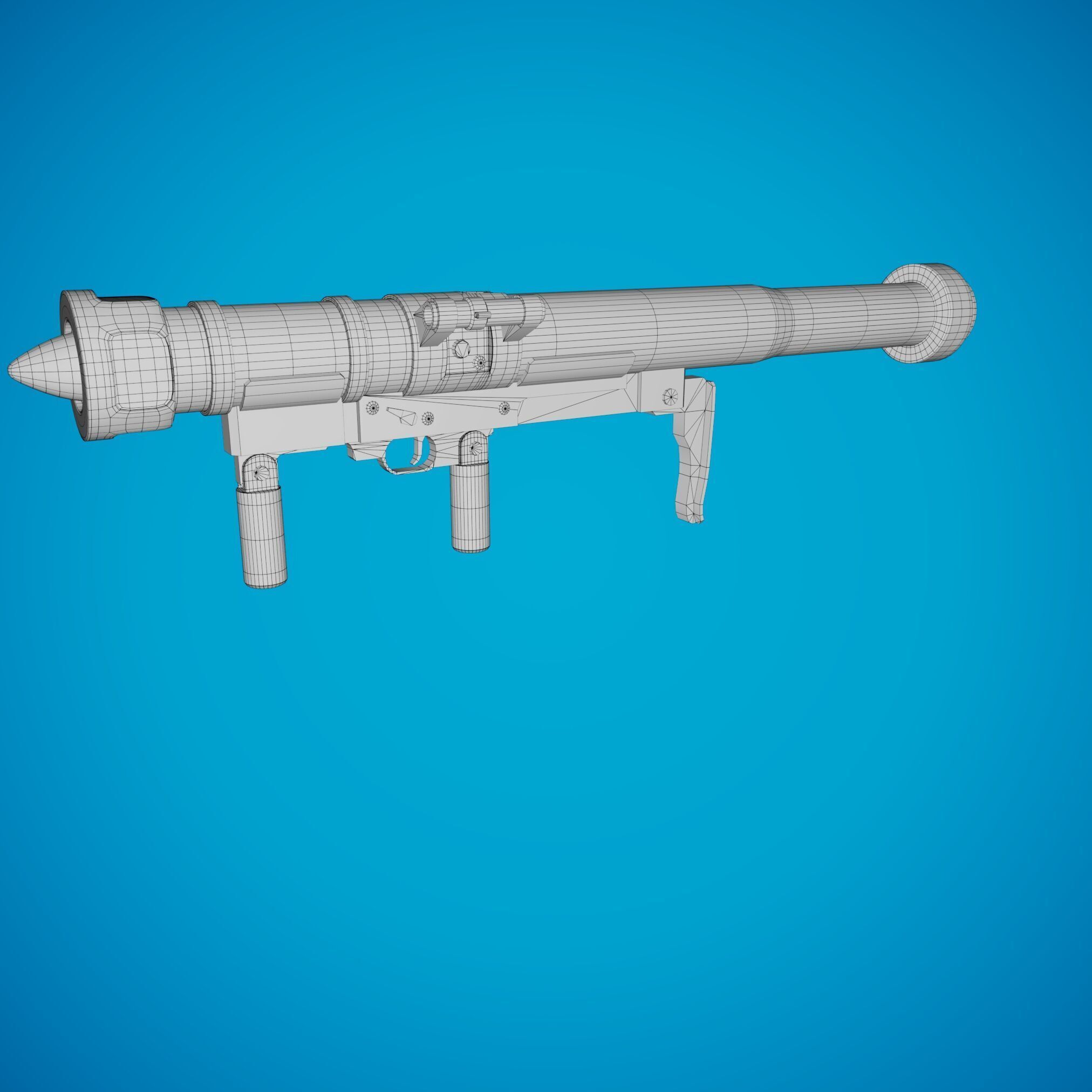 Bazooka 3D model_1