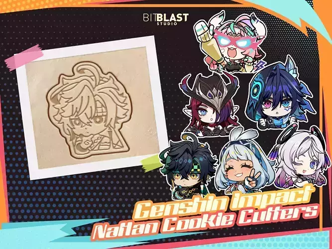 Genshin Impact Natlan Cookie Cutters Pack 1