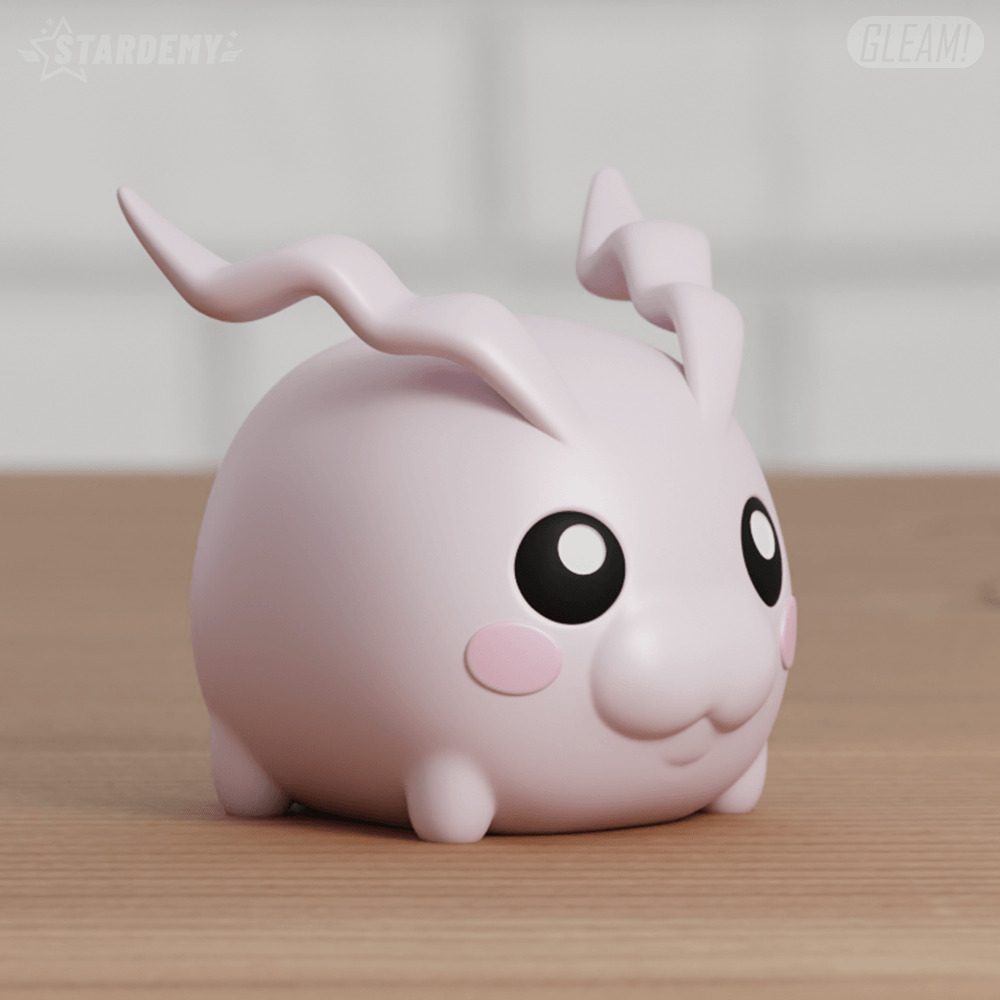 Tokomon Chibi Digimon Patamon 3D print model_4
