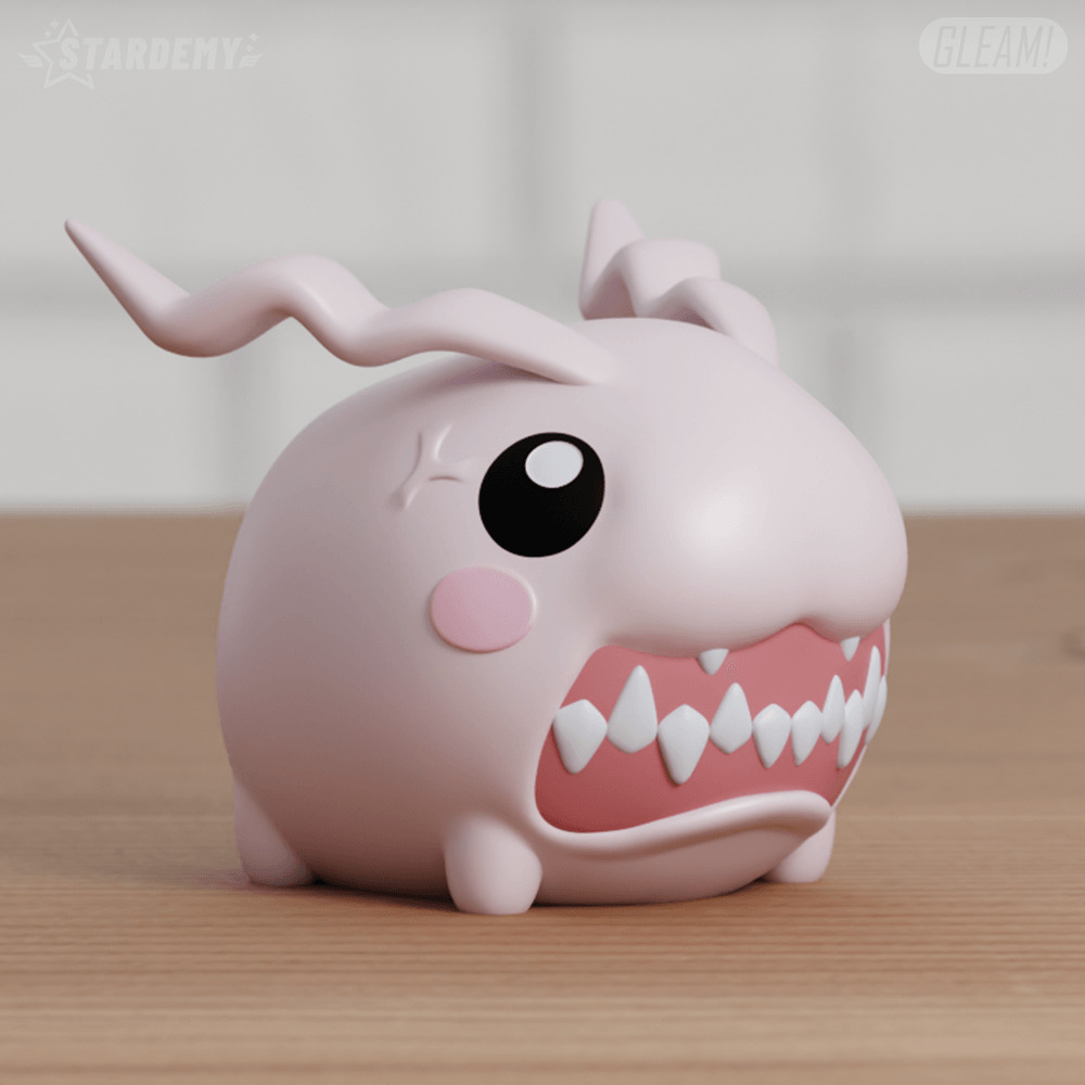 Tokomon Chibi Digimon Patamon 3D print model_8