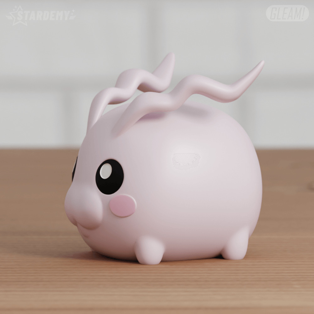 Tokomon Chibi Digimon Patamon 3D print model_5