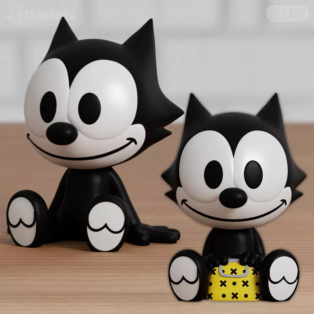 Felix Chibi the Cat Fanart Classic Cartoon 3D print model_0