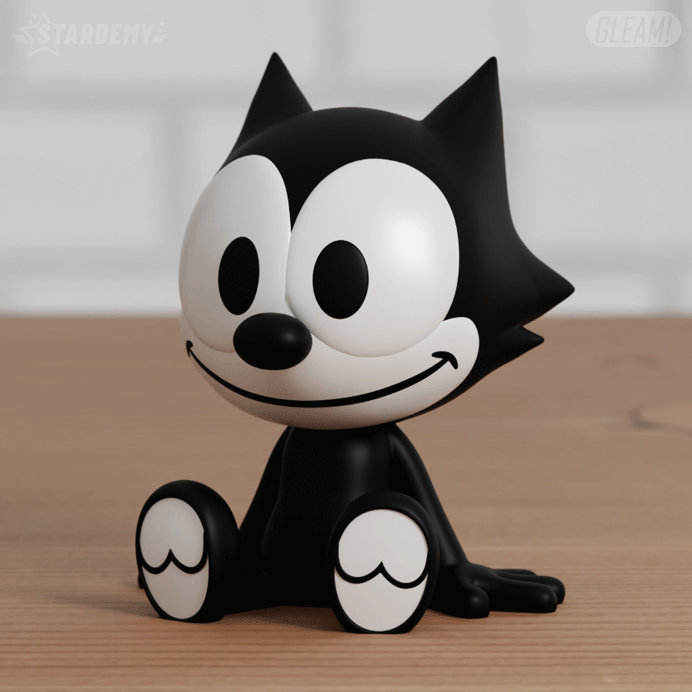 Felix Chibi the Cat Fanart Classic Cartoon 3D print model_4