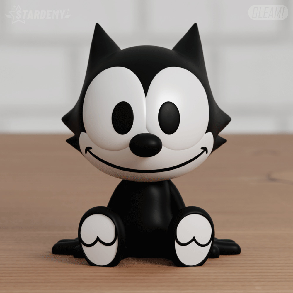 Felix Chibi the Cat Fanart Classic Cartoon 3D print model_1