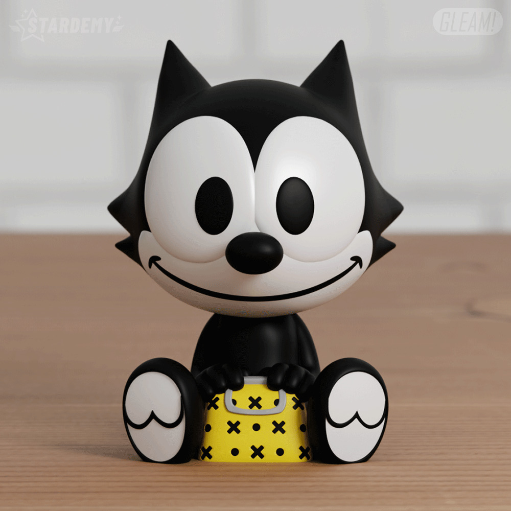 Felix Chibi the Cat Fanart Classic Cartoon 3D print model_5