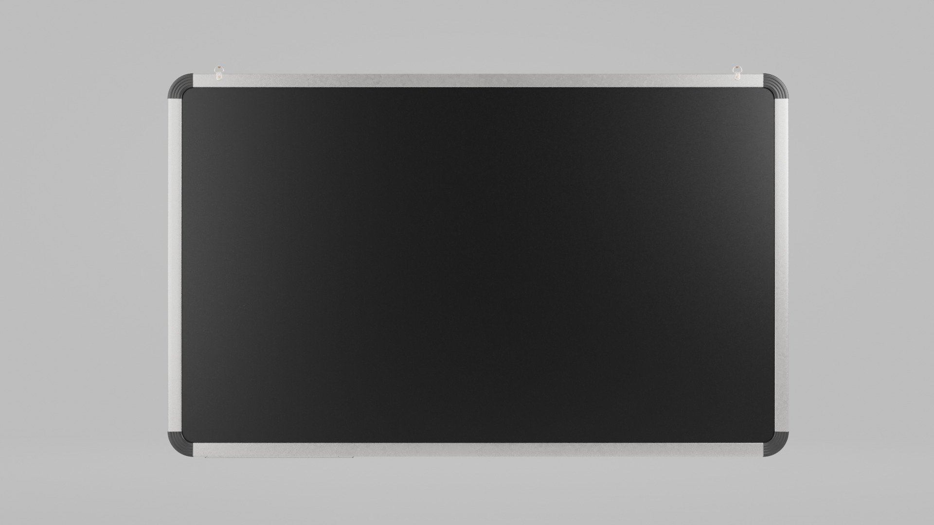 Customizable Metal Wall Cork Board - Pin Notice Board Low-poly 3D model_3