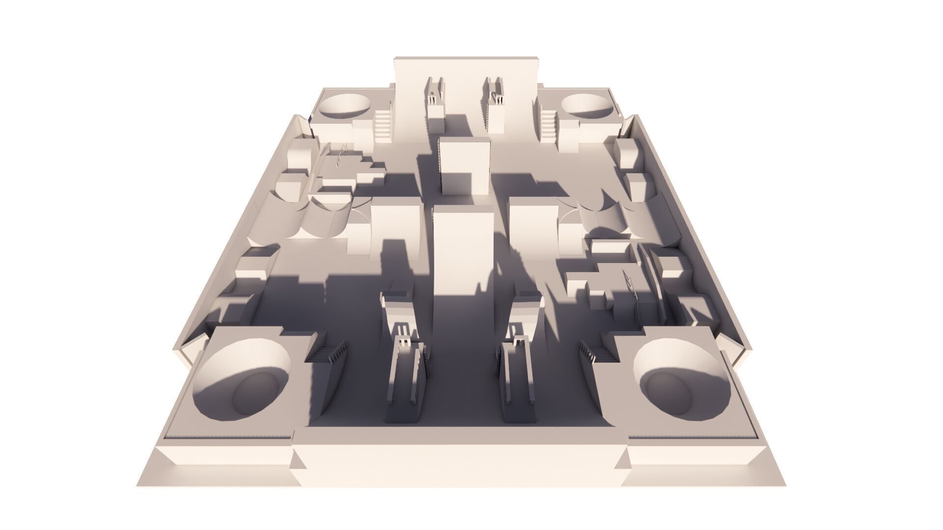 Skatepark-Skate Park PACK 3D model_11