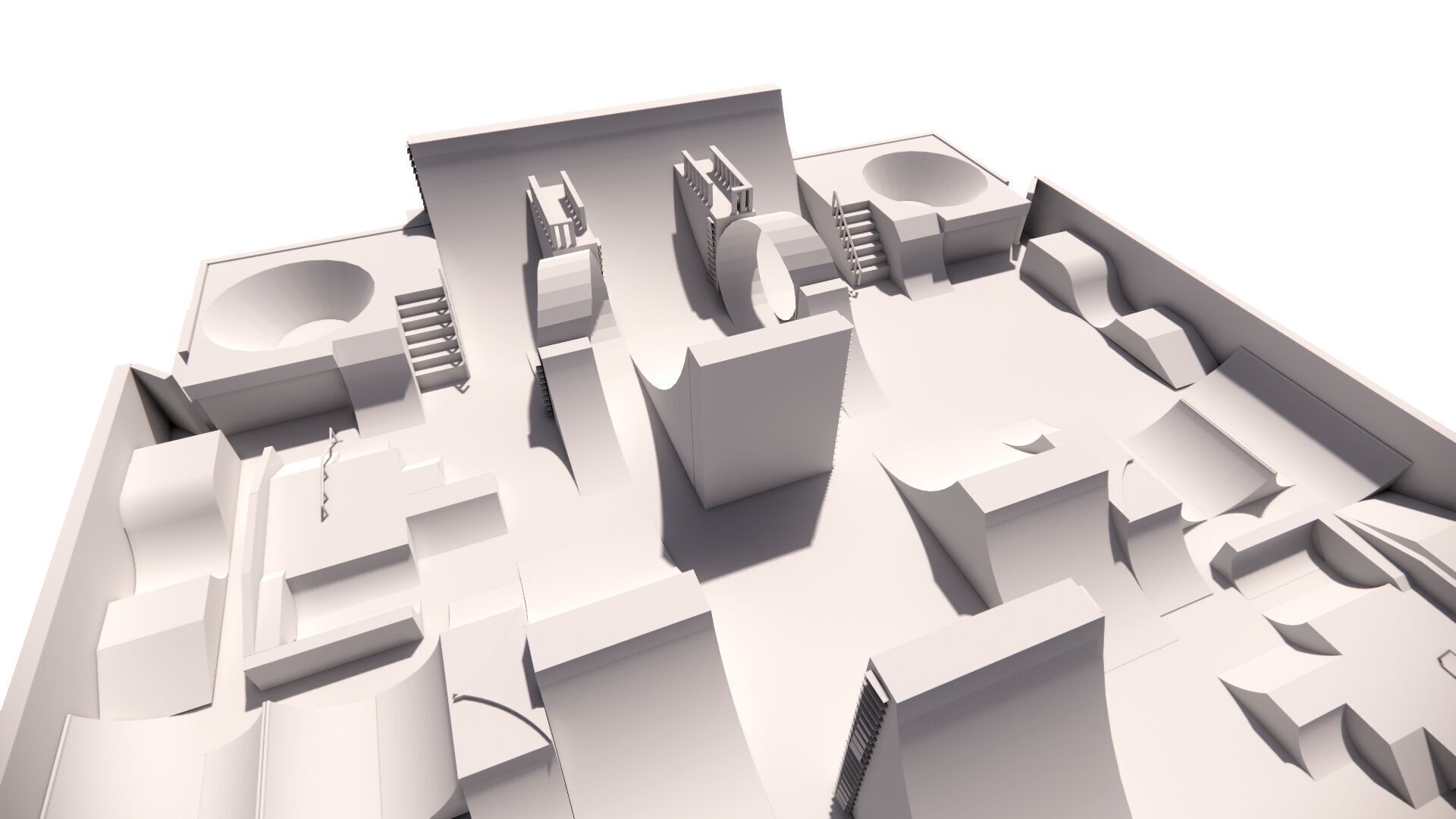 Skatepark-Skate Park PACK 3D model_14