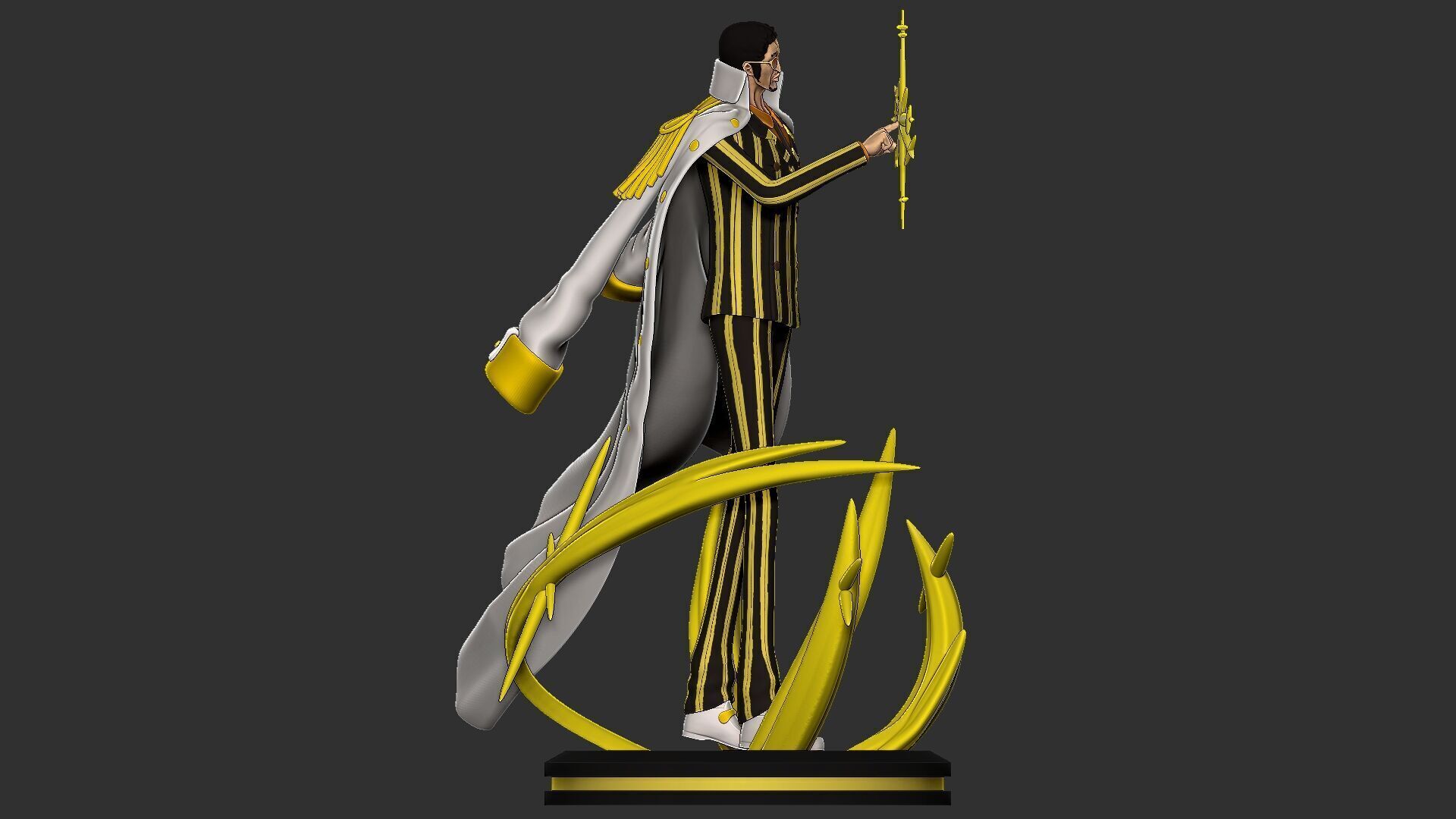 one piece kizaru borsalino 3D print model_4