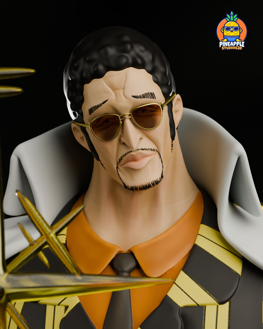 one piece kizaru borsalino 3D print model_2