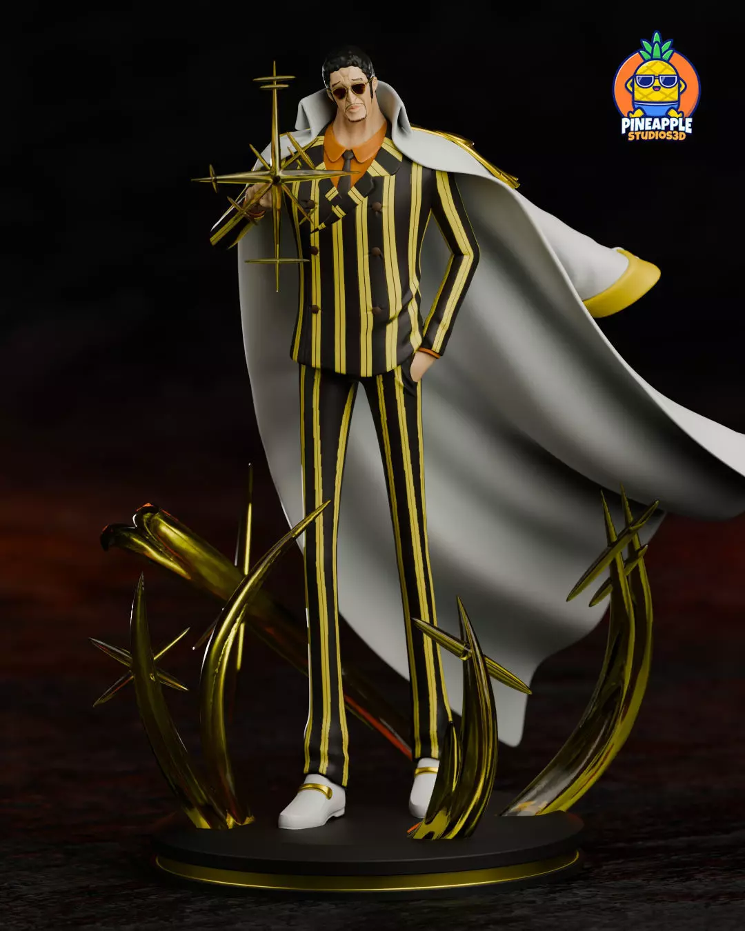 one piece kizaru borsalino 3D print model_0