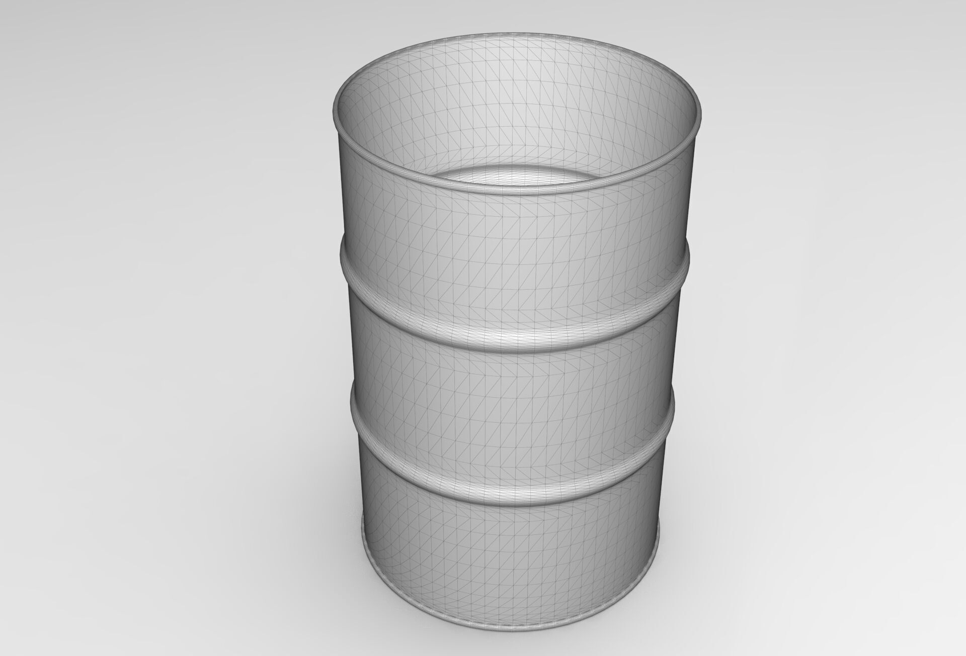 Tota Barrel Low-poly 3D model_5