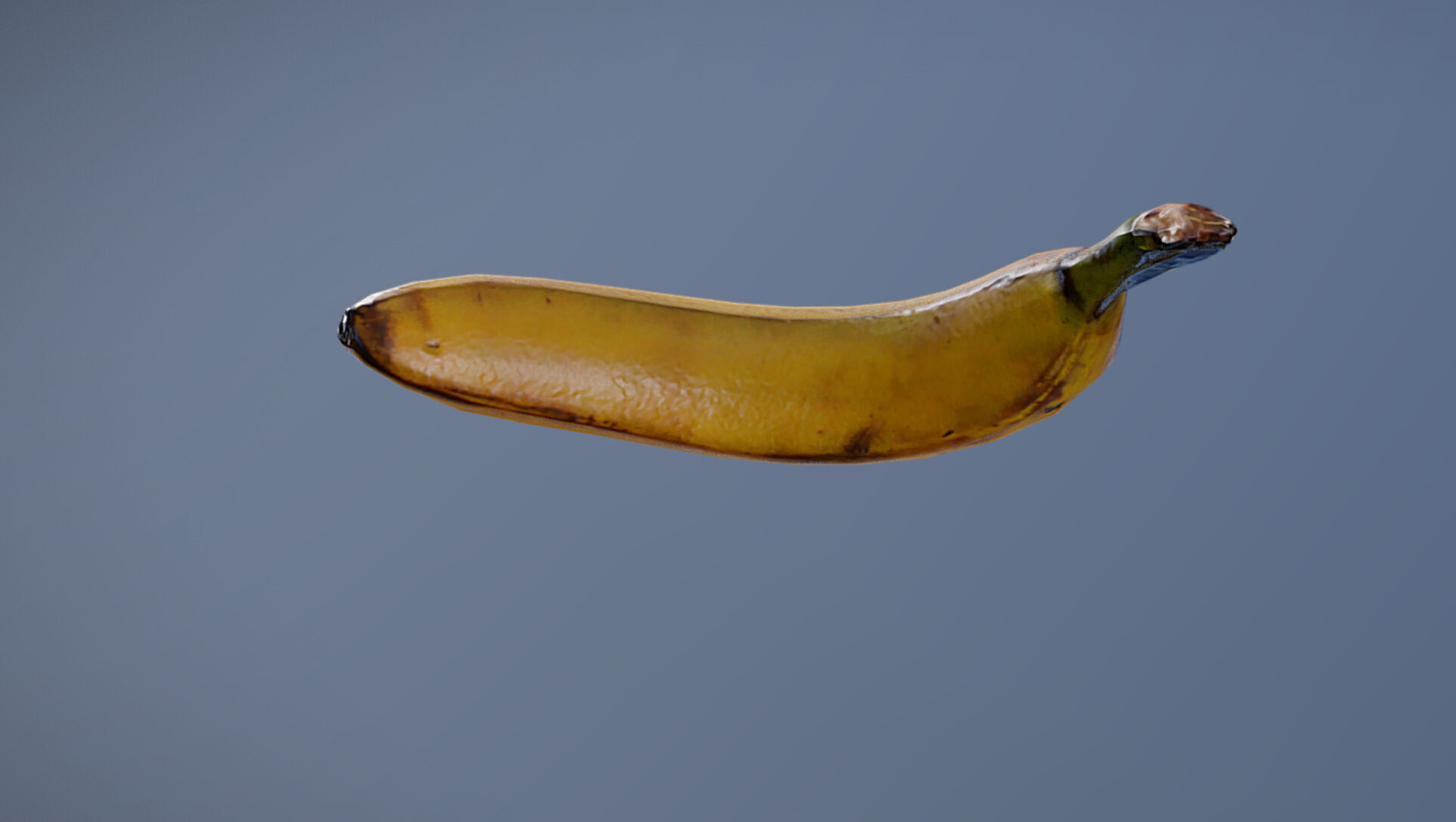Banana Low-poly 3D model_3