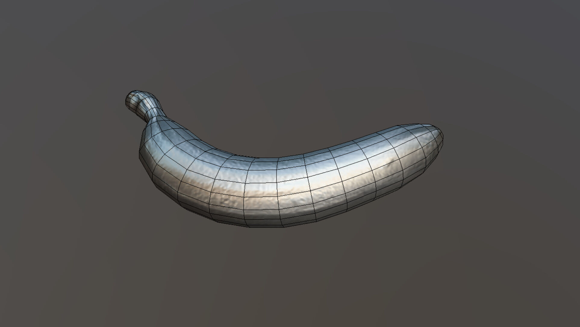 Banana Low-poly 3D model_8