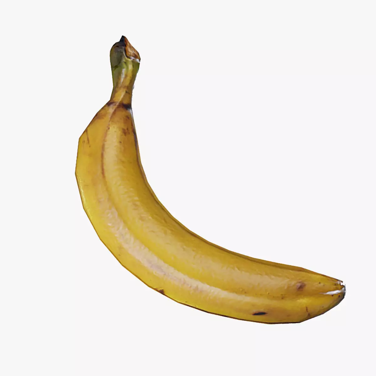 Banana Low-poly 3D model_0