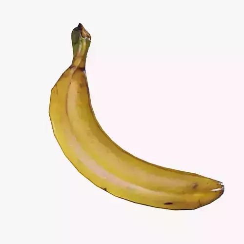 Banana Low-poly 3D model