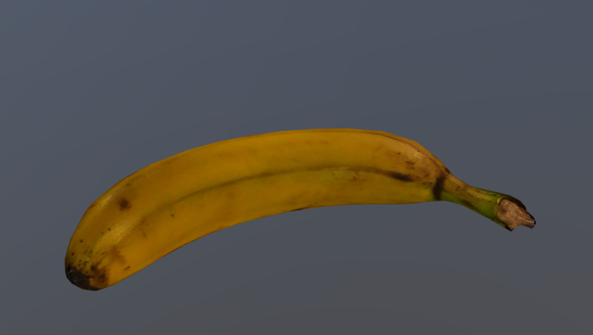 Banana Low-poly 3D model_12