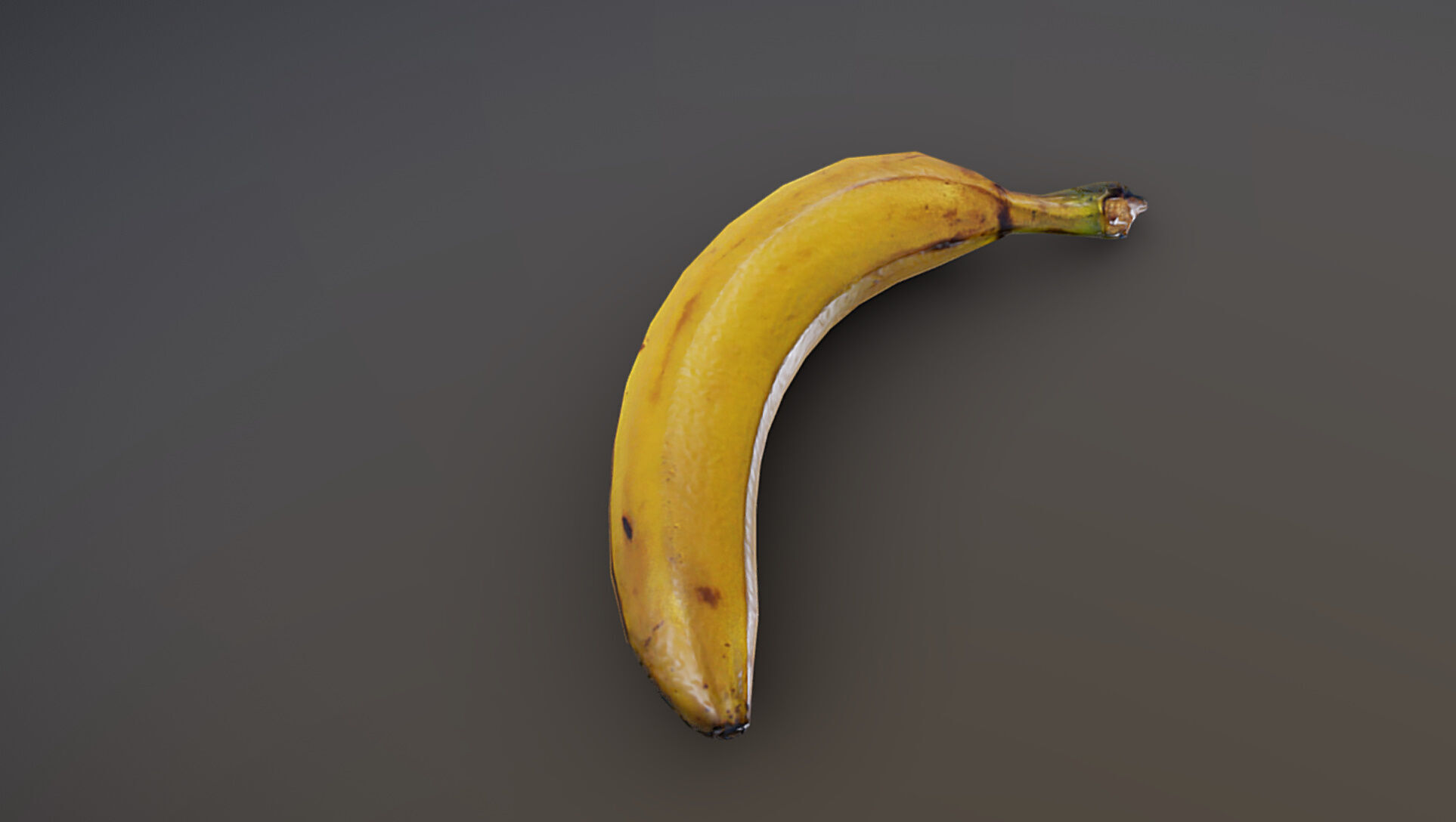 Banana Low-poly 3D model_4