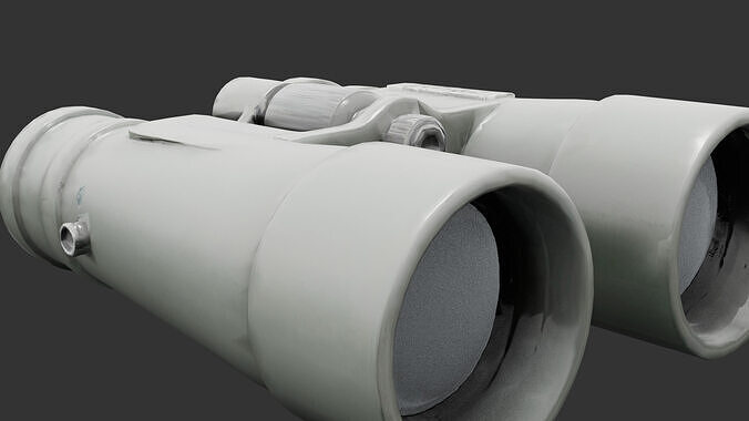 Tactical Field Binoculars Low-poly 3D model