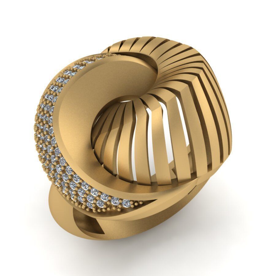 15 Fantasy Ring 3dm STL Print Ready 3D print model_3