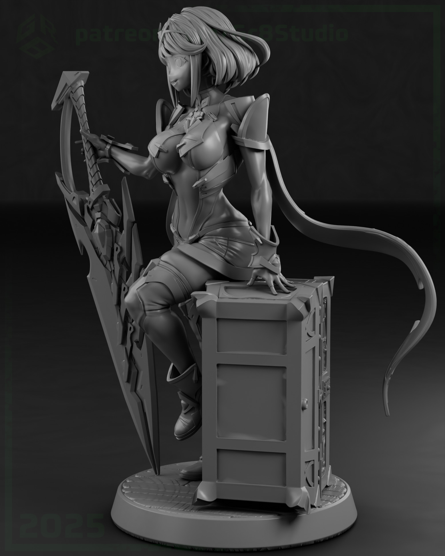 Pyra from Xenoblade 2 3D print model_7