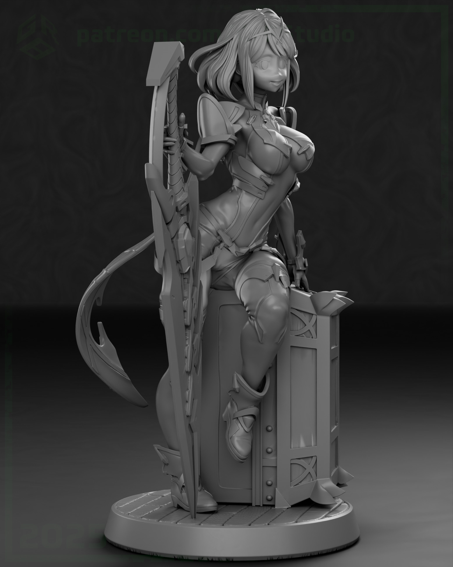 Pyra from Xenoblade 2 3D print model_10