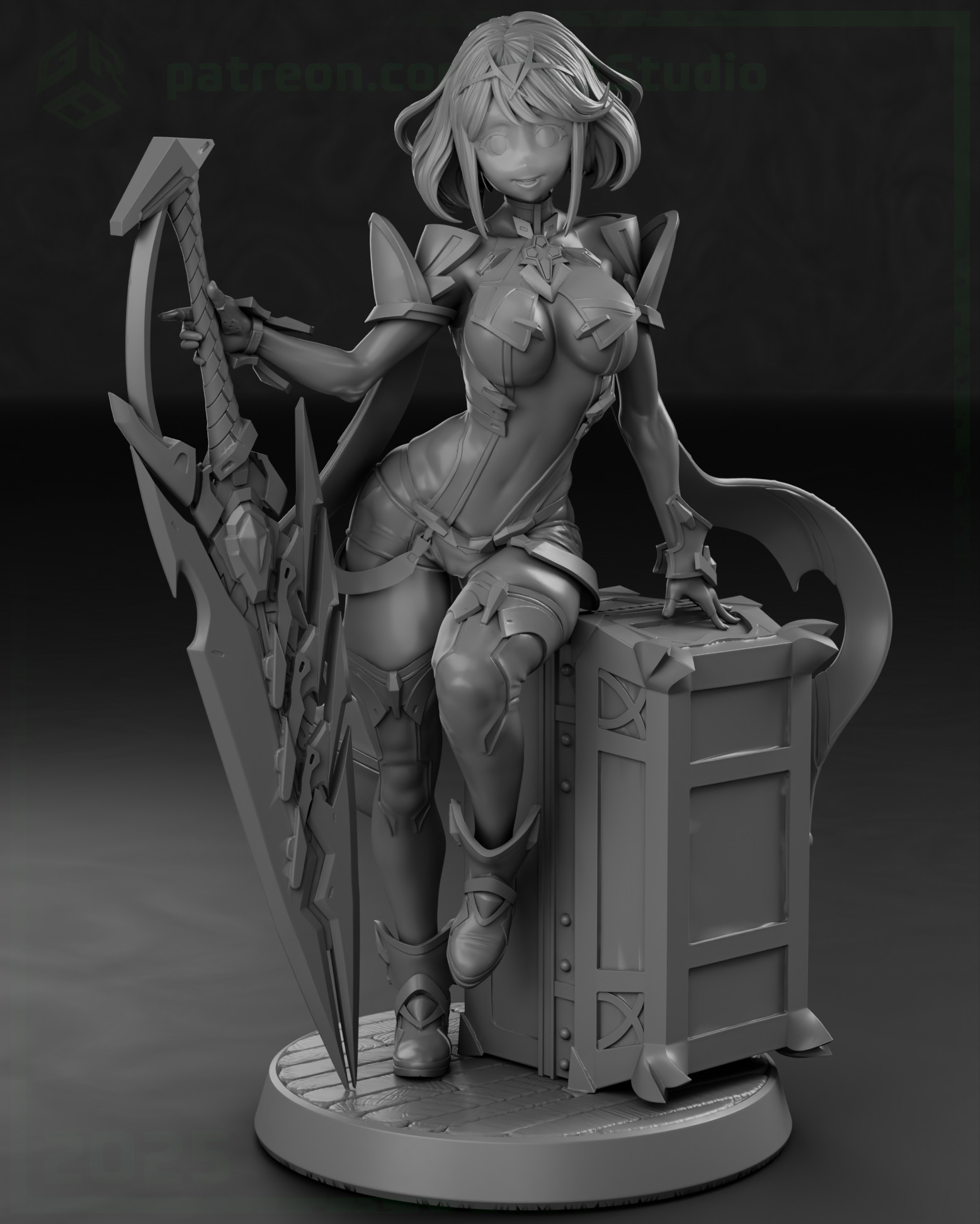 Pyra from Xenoblade 2 3D print model_6