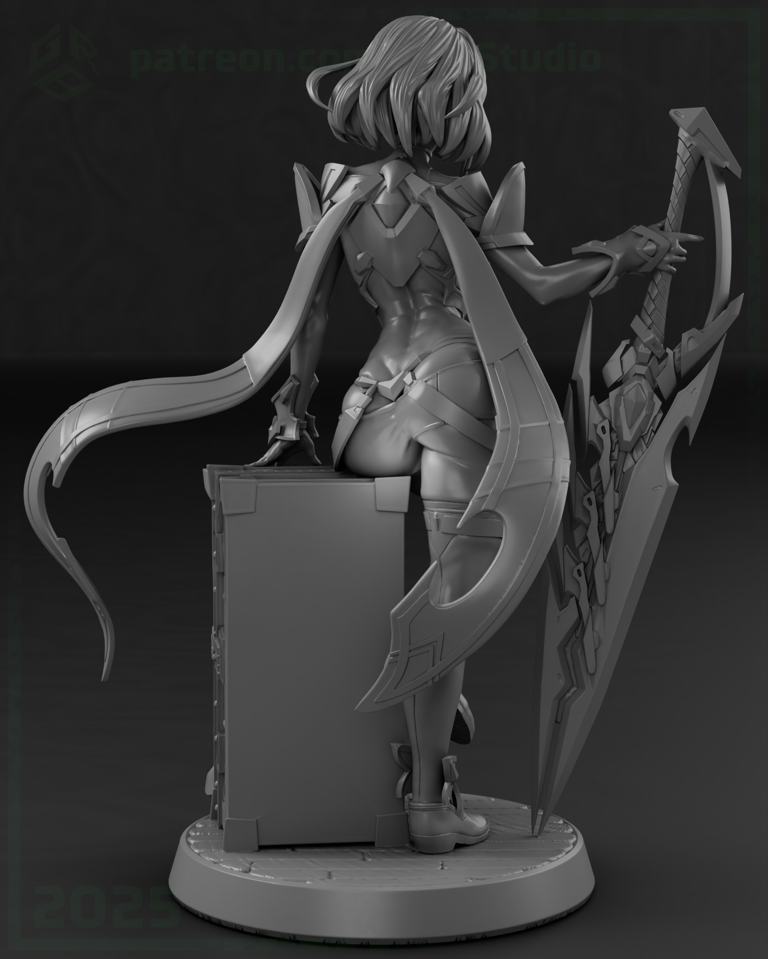 Pyra from Xenoblade 2 3D print model_9