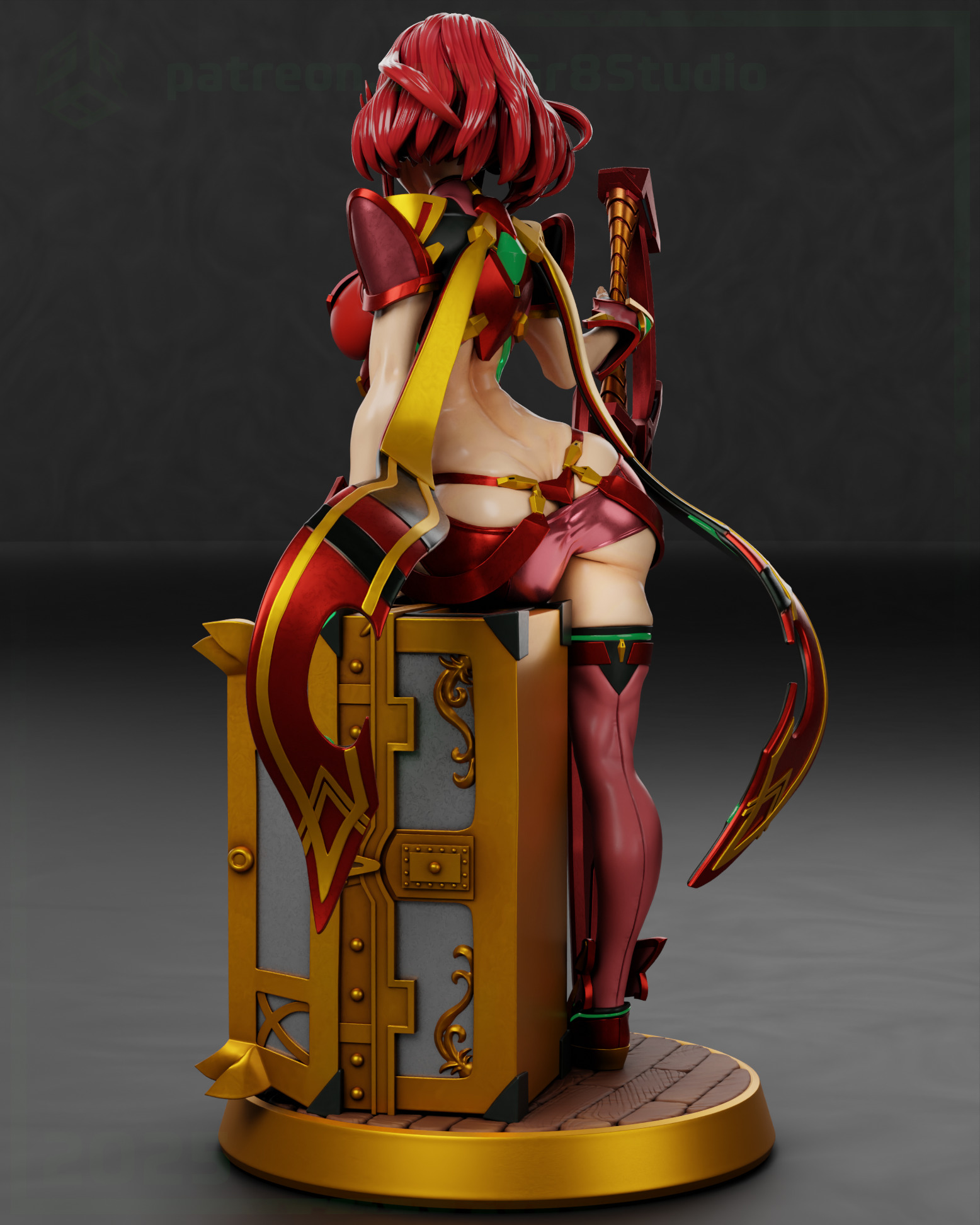 Pyra from Xenoblade 2 3D print model_2